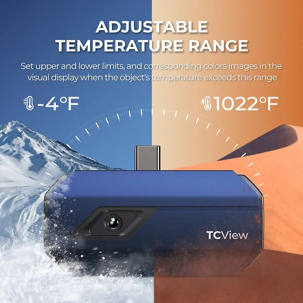 TC001 Thermal Imaging Camera 256x192  High Resolution Thermal Imager for Smartphones, Tablets &