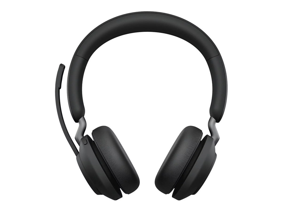Jabra Evolve2 65 - -C  Teams Stereo with Charging Stand -C Connector Circumaural Headset - Black