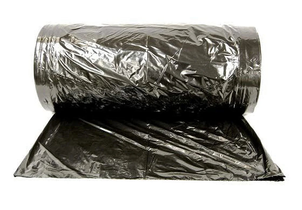Plastic super weight garment bags on a roll, 72"H , Black - 249/