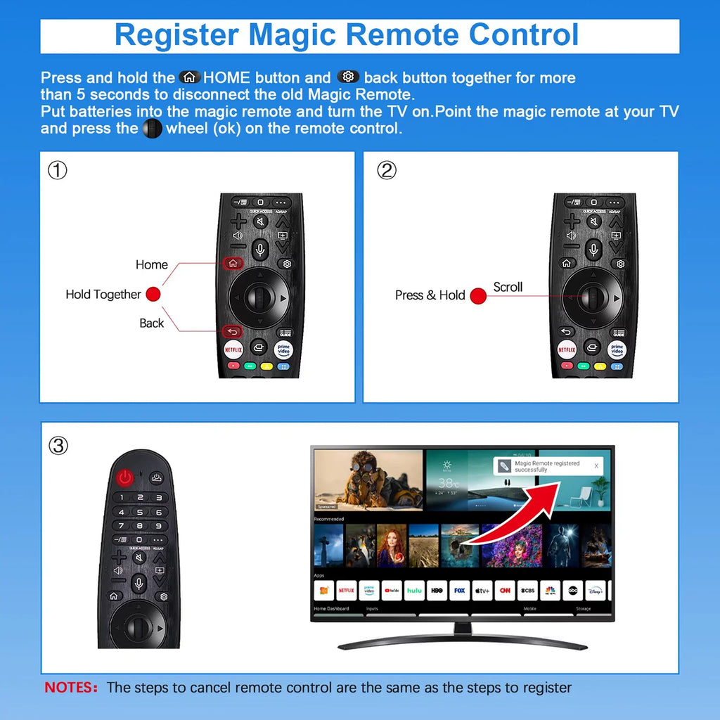 '-MR20GA New Voice Magic Replacement Remote Control for     NanoCell 4K 8K Models Netflix and Prime Video Hot Keys, Google/Alexa, with Pointer Function