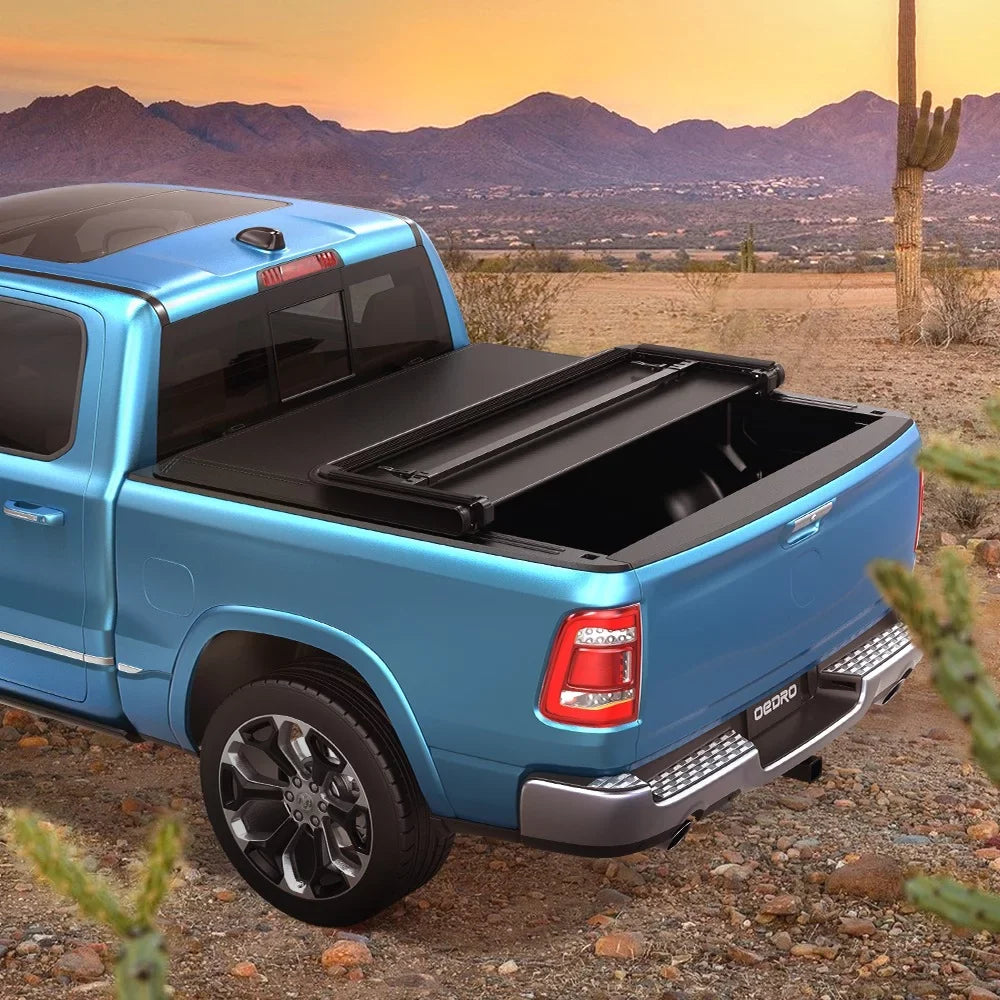 Ledkingdomus 5 ft Soft Tri-Fold Truck Bed Tonneau Cover for 2015-2023 Chevy Colorado/ Canyon