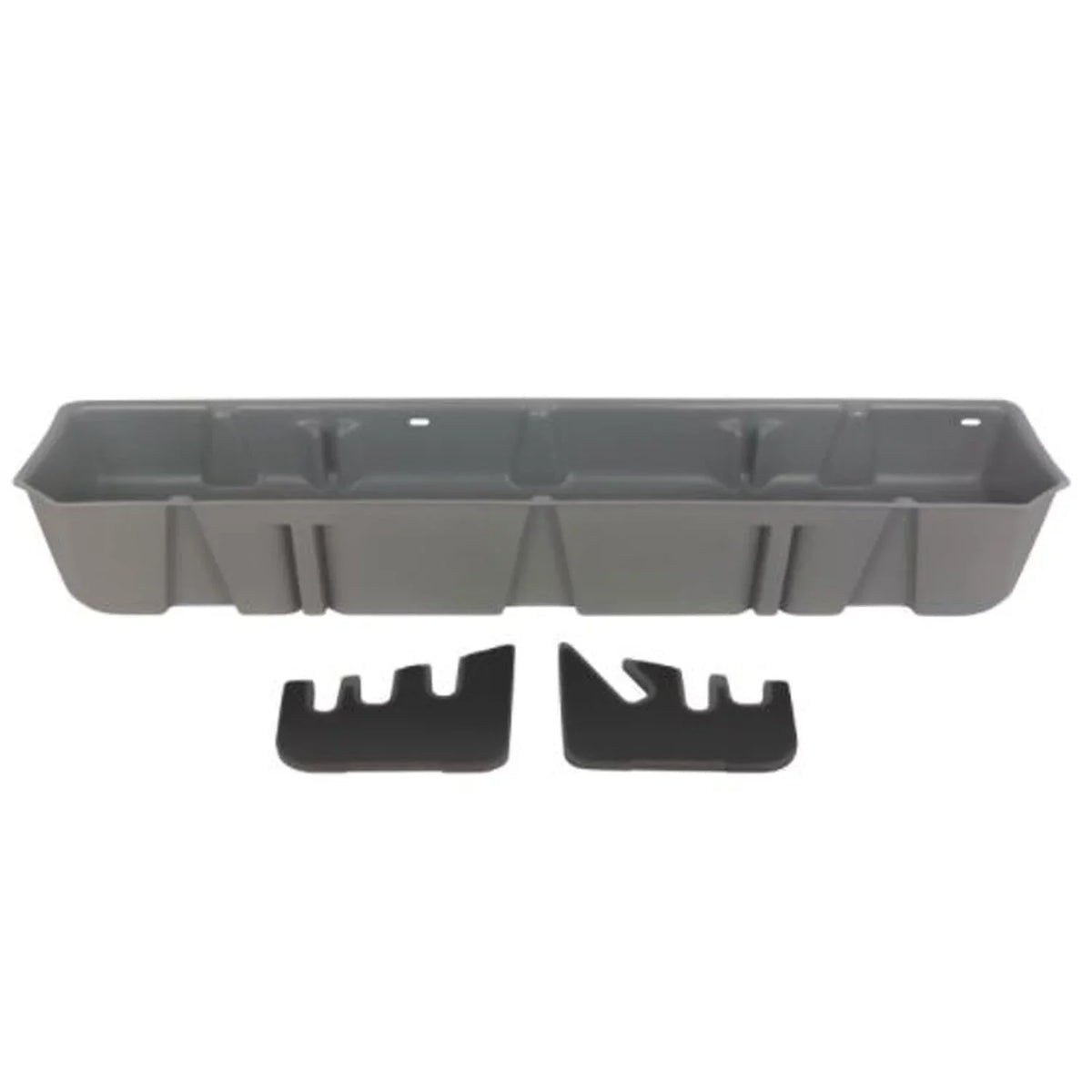 '- 20111 - Underseat Storage; Incl. Gun Rack/Organizer; Light Gray; Fits select: 2015-2023  F150, 2017-2022  F250