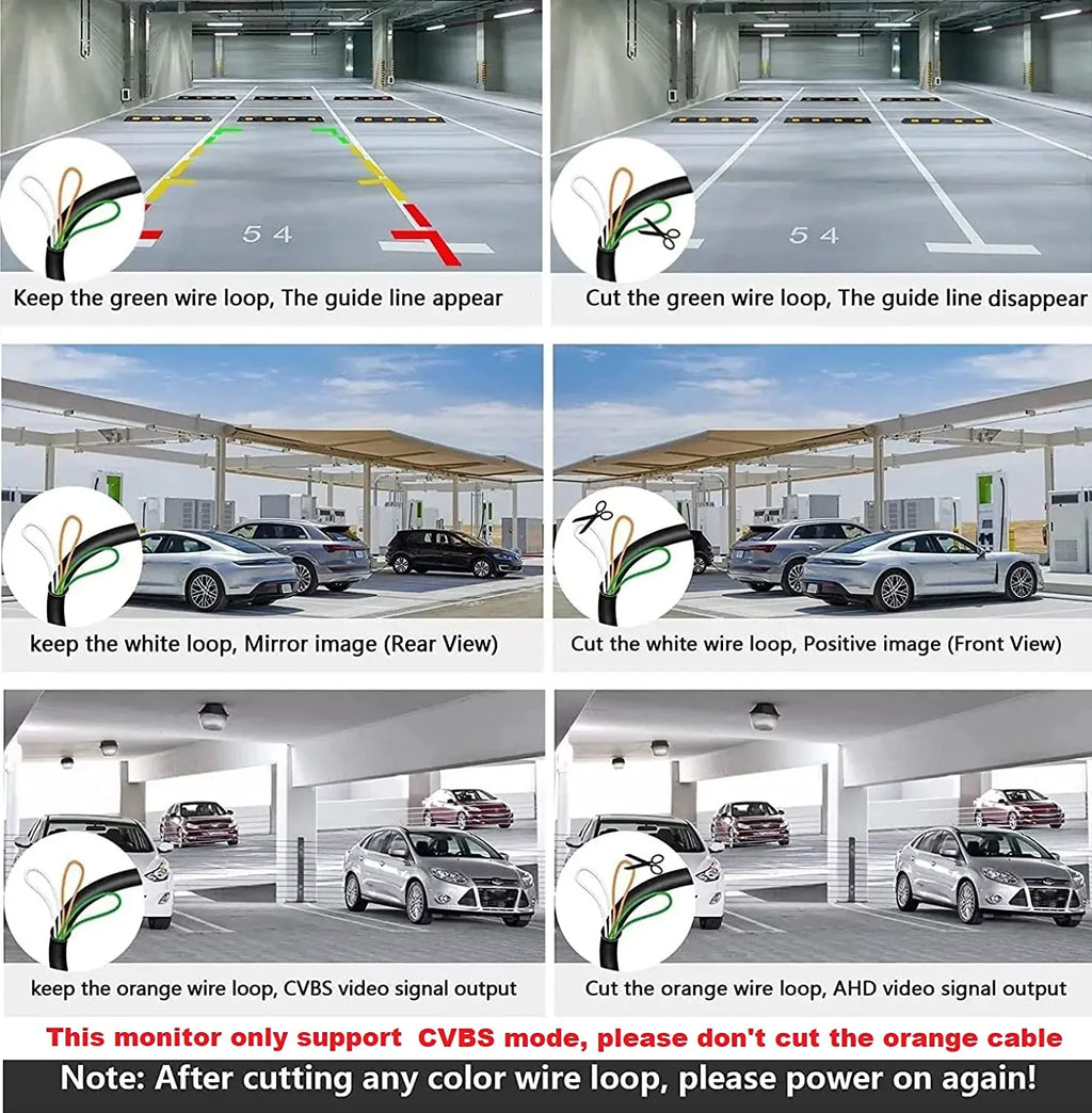 Bileeko Wireless Backup Camera with 5 Inch  1080P Rear View Monitor Kit for Car Pickups Camper Small  Van