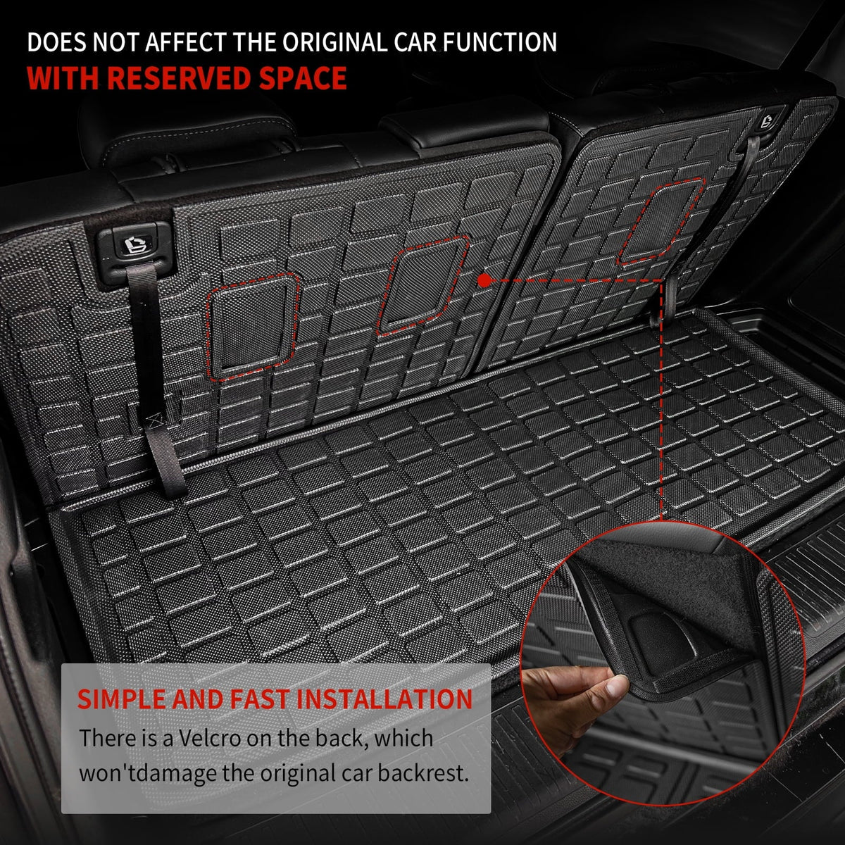 Fit 2023 2024 Honda Pilot Car Trunk Mat Cargo Liner  Pilot Accessories