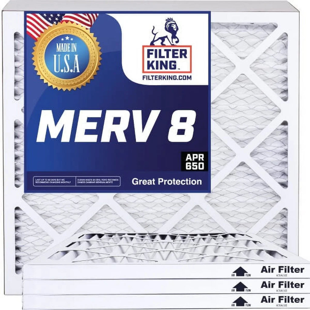 Filter King 22.5x24.5x1 Air Filter | 4- |  8  Pleated A/C Furnace Filters |    | Actual Size: 22.5 x 24.5 x .75"