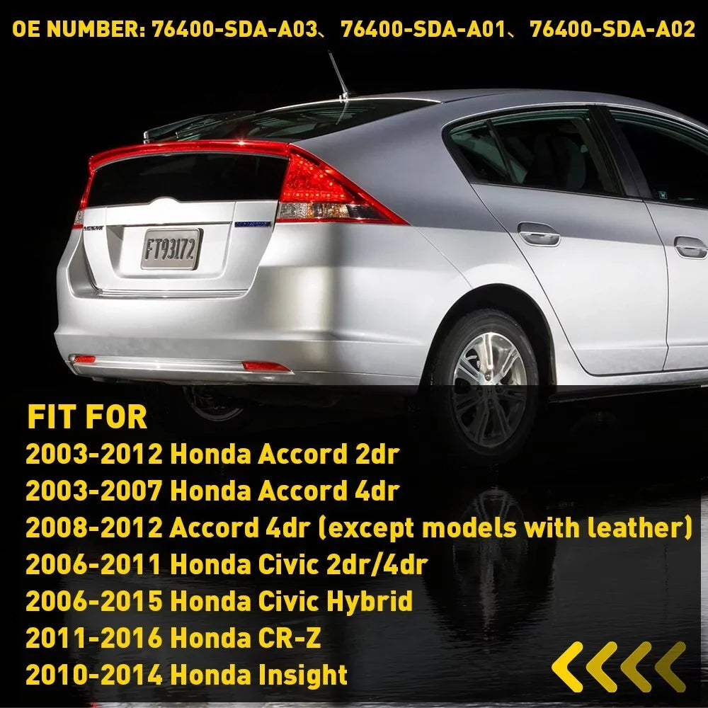 Mirror Assembly Rear-View (Day/Night) 76400--A03 For 2003-2016 Honda