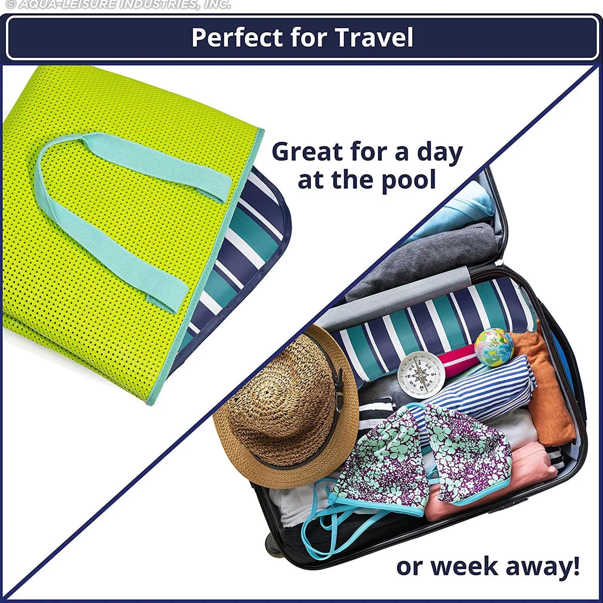 Aqua Deluxe Monterey  Hammock 4 in 1 Multi Purpose Float, Teal (2 Pack)