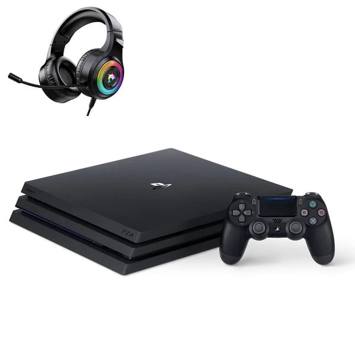 Sony PlayStation 4 Pro 1TB Gaming Console Black Included   Bundle Like New