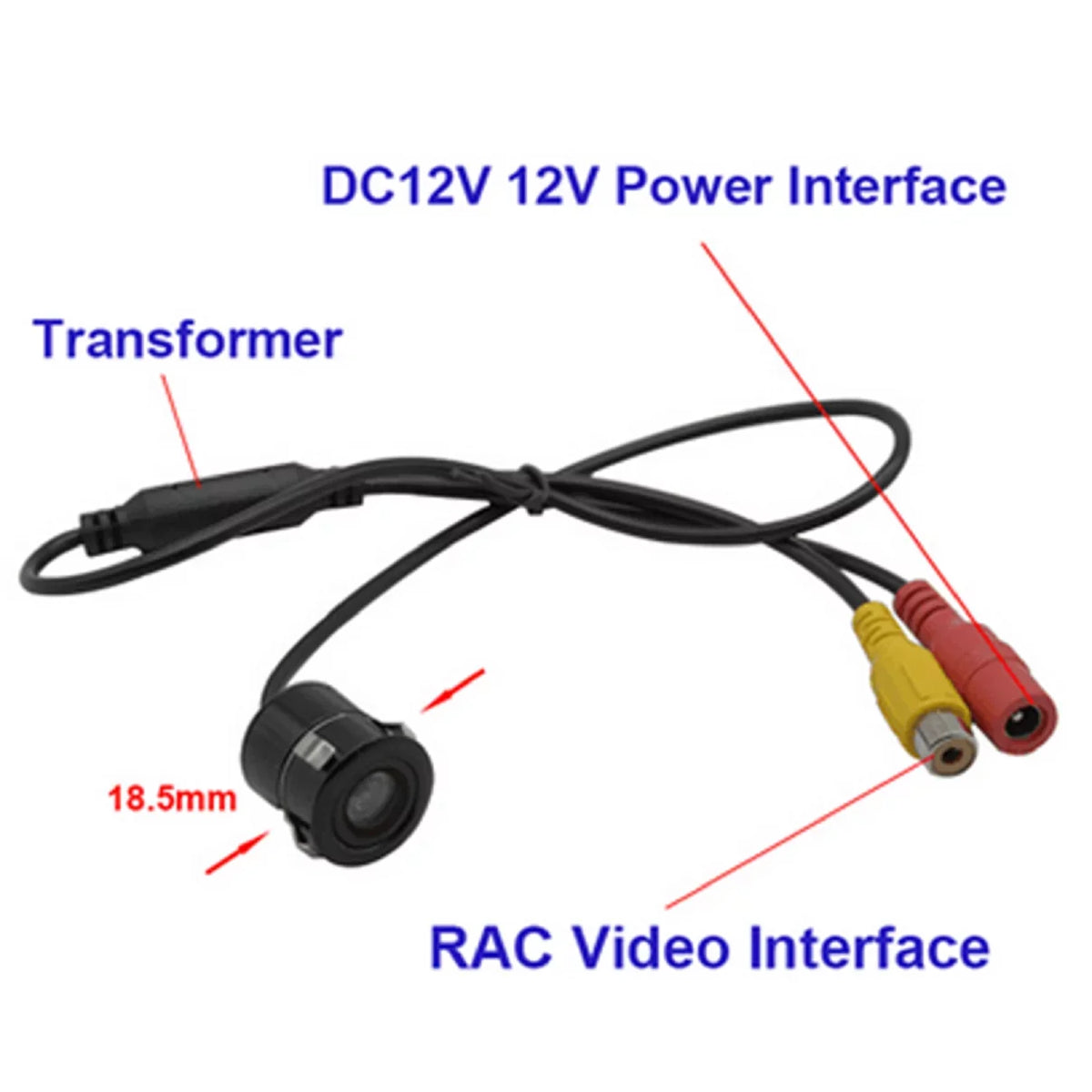 4.3in Foldable  Display Monitor Car Rear View Backup  Night Camera