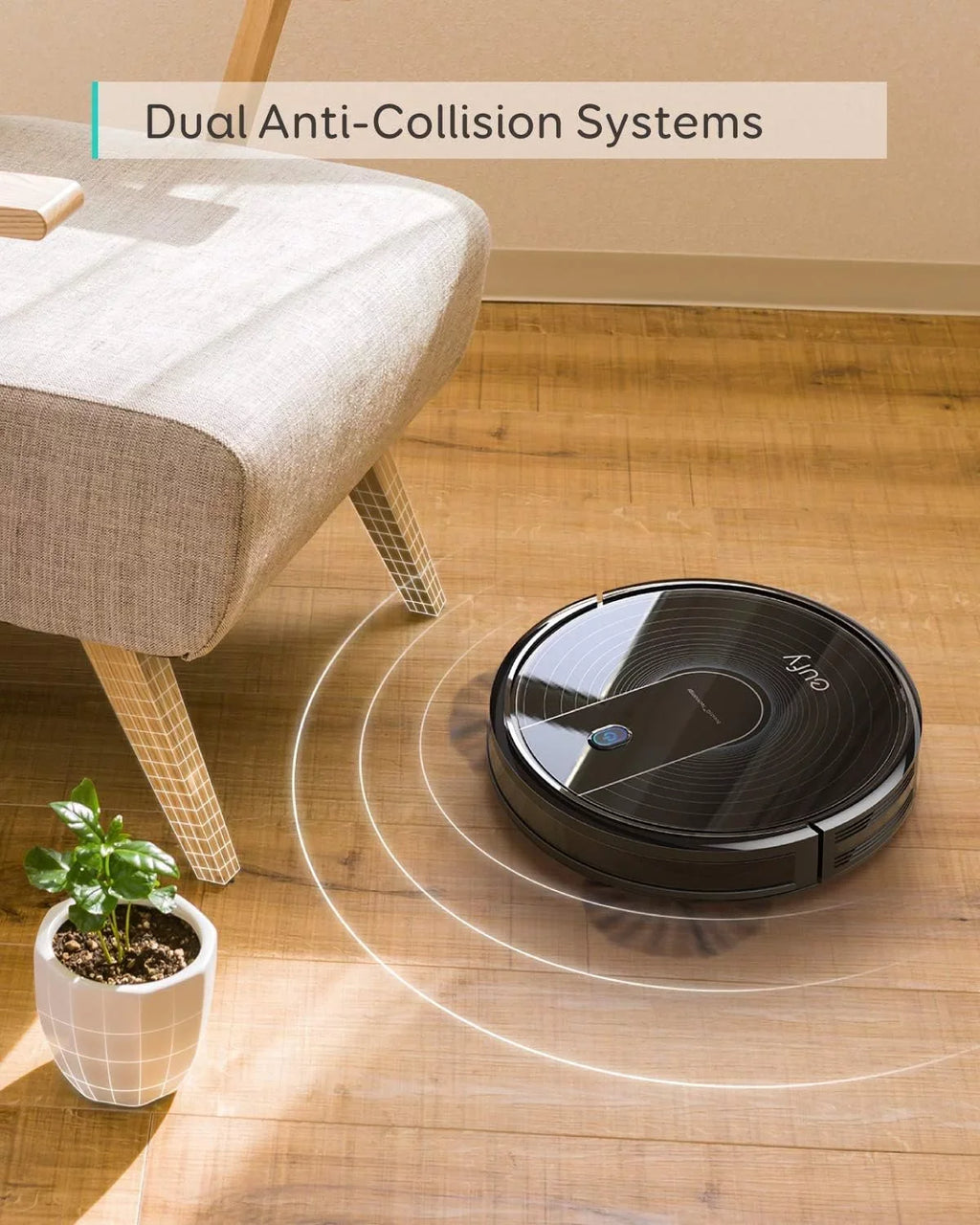 Open Box Eufy by Anker BoostIQ RoboVac 12 Robot Vacuum Cleaner -T2109112 - Black