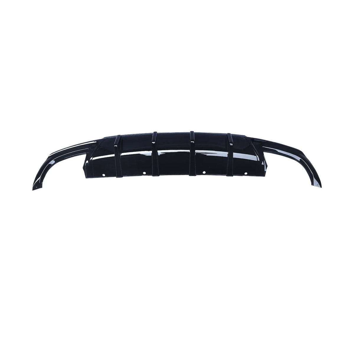 Rear Diffuser for 2015-2022 Chrysler 300  Back Lip Gloss Black Square Exhaust