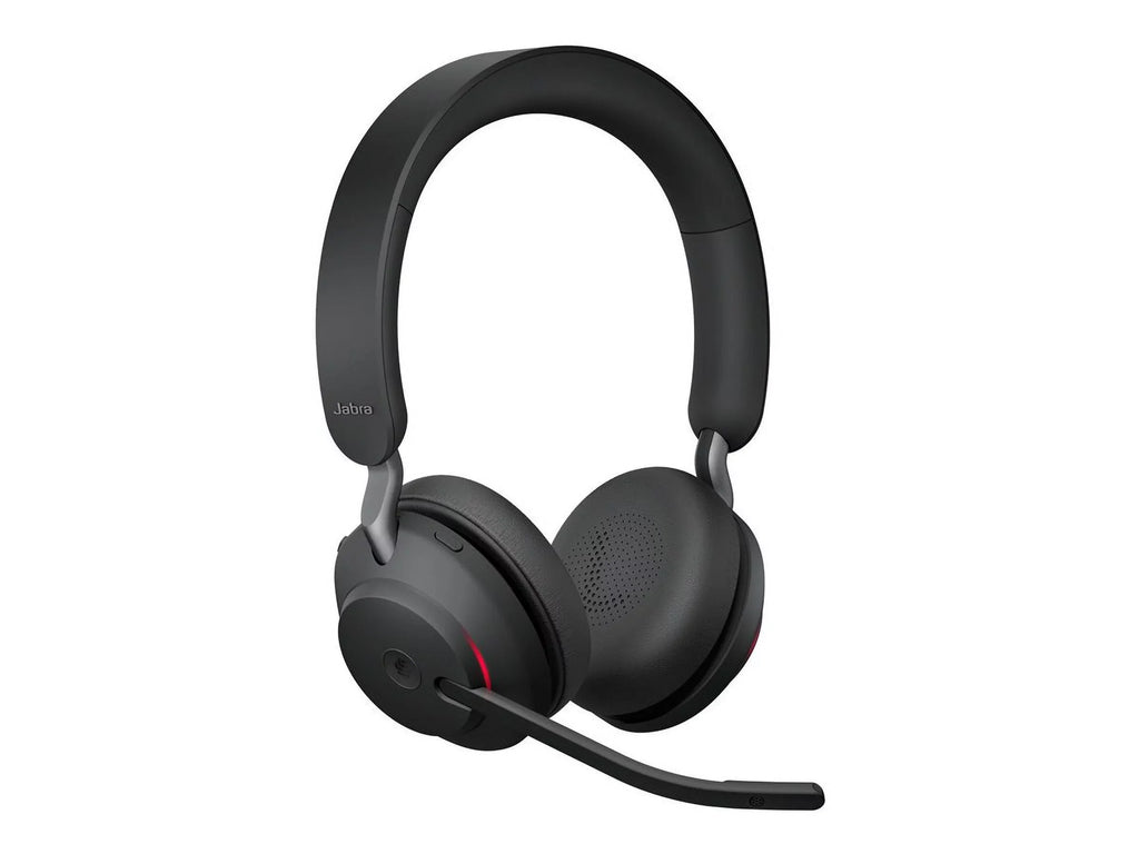 Jabra Evolve2 65 - -C  Teams Stereo with Charging Stand -C Connector Circumaural Headset - Black