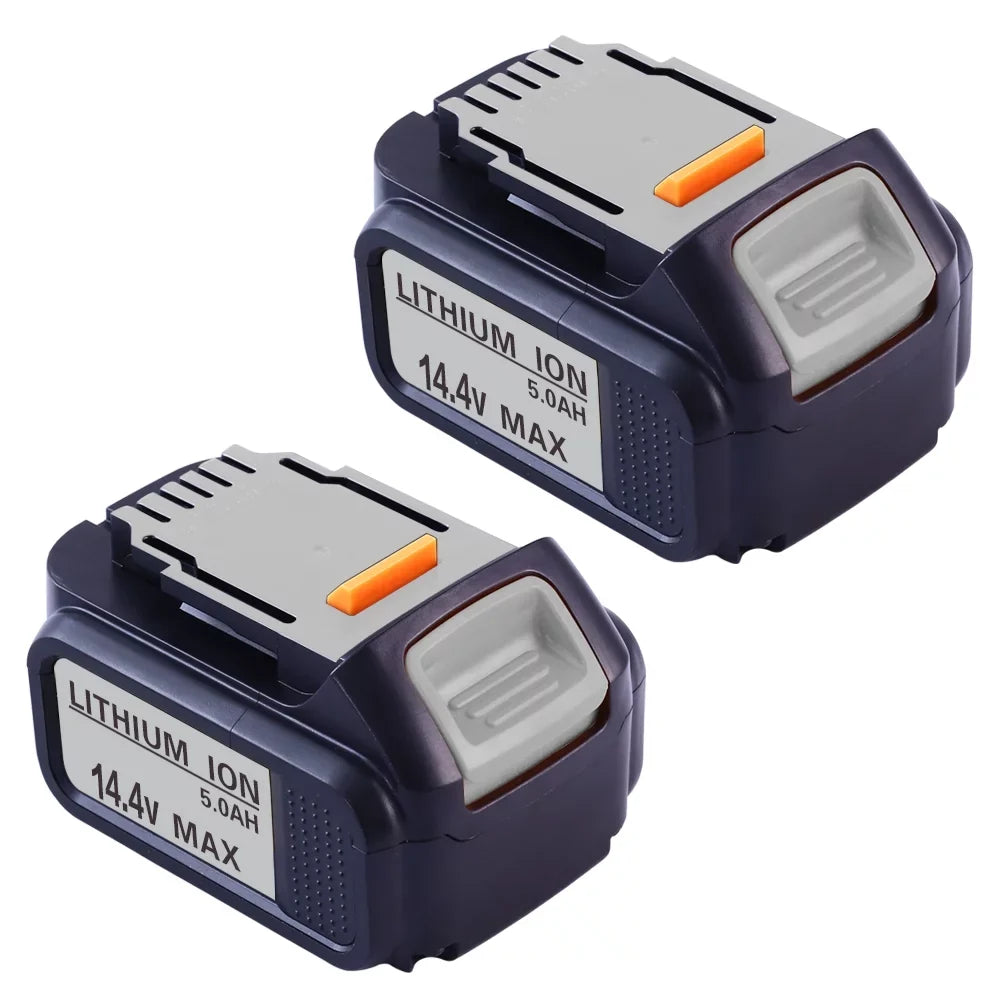 14.4V 5000mAh Lithium Battery Compatible with Dewalt 14.4V Battery DCB140 DCB140XJ DCB145 DCR027 DCF836D2 DCS332M2 DCD734C2