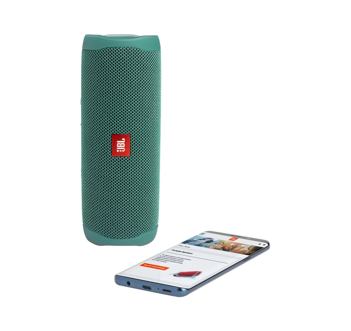 Open Box  Flip 5  Green Portable Bluetooth Speaker