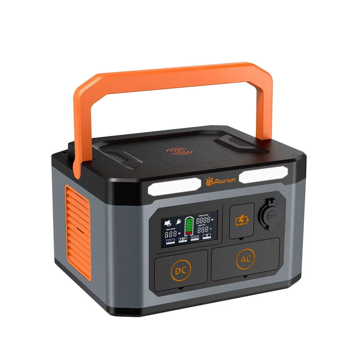 Foursun Energy storage,X 1500w Wireless 1500w Wireless Pd 1500w(3000w Peak) Portable Pd 65w Solar With 2 X PortableStation 1598.4wh With 2 Station With PdBattery 1500w Outdoors