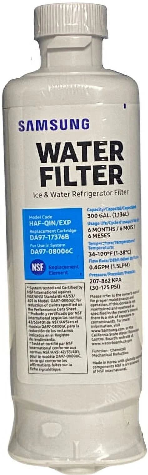 4-Pack Replacement for DA97-17376B -/ Refrigerator Water Filter New, Sealed
