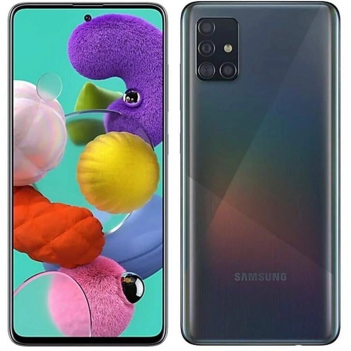 Restored Samsung A515F Galaxy A51  Unlocked 128GB Black (Refurbished)