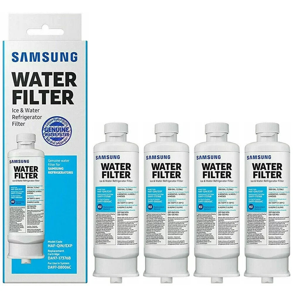 4Pack DA97-17376B - Refrigerator Water Filter DA97-08006C refrigerator filter replacement