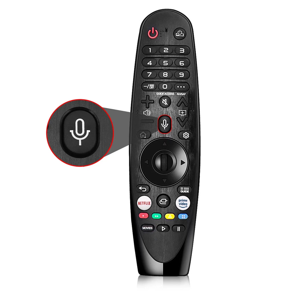 '-MR20GA New Voice Magic Replacement Remote Control for     NanoCell 4K 8K Models Netflix and Prime Video Hot Keys, Google/Alexa, with Pointer Function