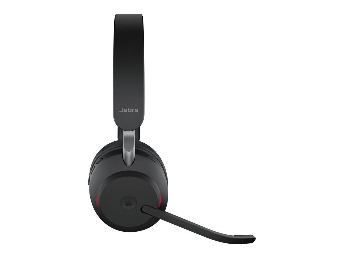 Jabra Evolve2 65 - -C  Teams Stereo with Charging Stand -C Connector Circumaural Headset - Black