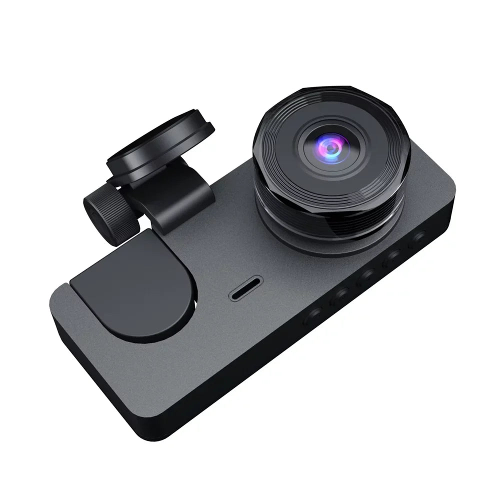 Dazzduo Support Dashcam Motion 1080 P  Driving Camera Dash Recording  Screen 1080 2 Camera-B Loop & 1080 2  Detection One-Key 2 Inch Night-Vision , Rear Front Recorder Lock  Inside