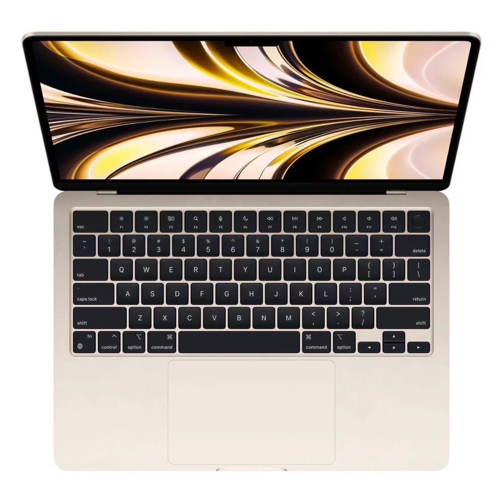 Restored Apple Macbook Air 13.6-inch (8GPU, Starlight) 3.5Ghz 8-Core M2 (2022) Laptop 256  Flash  & 8GB -Mac  (Certified, 1 Yr Warranty) (Refurbished)