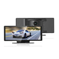 Pristin 4K  Dash Front & Rear Driving Recorder 10.26 Inch Touchscreen, WiFi, G-Sensing, Loop Recording, Hands-Free Calling Essential Dash Camera for Carplay Android Auto