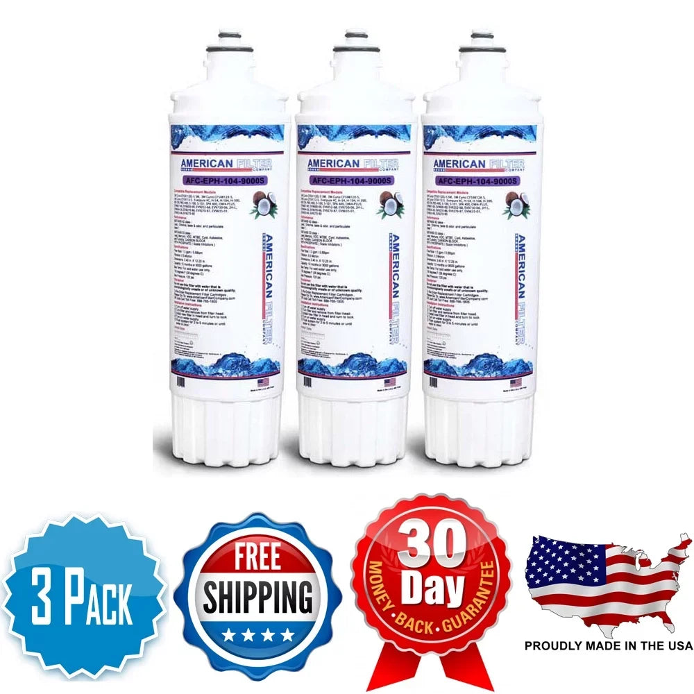 Brand , Water Filters , Model # --300-25000SKH , Compatible with Everpure® 7FC5-S - 3 Pack - Made in U.S.A.