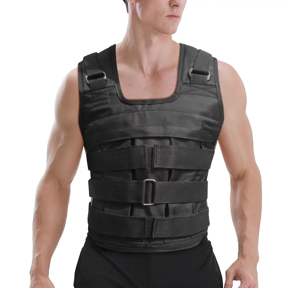 Nebublu Strength Training Weighted Vest - Adjustable Weight Jacket, 50kg Max. Load, Oxford Cloth