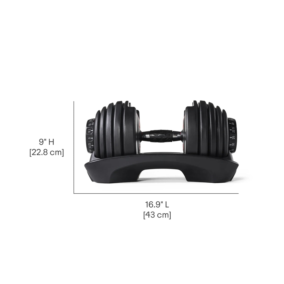 BowFlex SelectTech 552 Dumbbell, Single, Litho, Free 2-month  Membership
