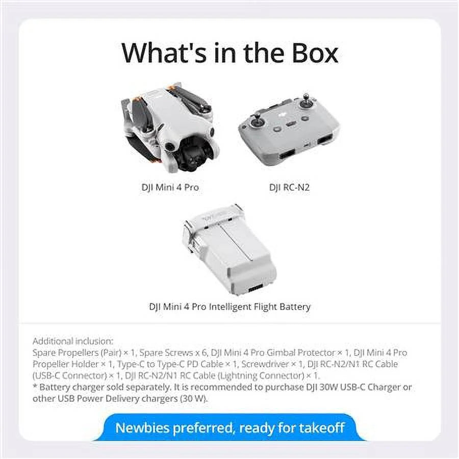 Mini 4 Pro Drone with -N2 Remote Controller