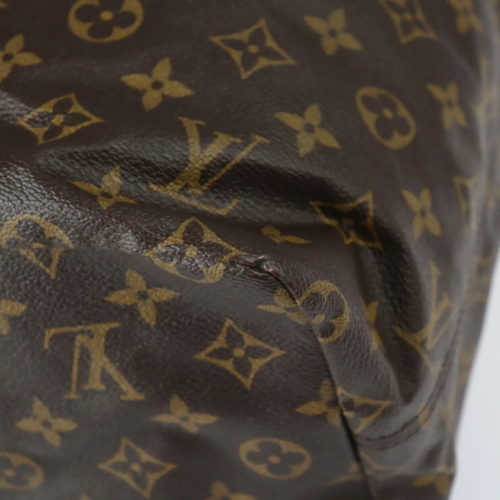 Pre-Owned   Louis Vuitton Cover Light Monogram Macassar Tote Bag M43416 Brown Black Fujiwara Hiroshi Collaboration Fragment (Good)