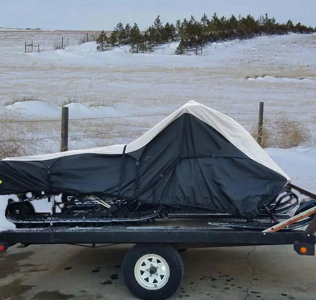 600D Snowmobile Travel and Storage Cover Compatible for 2010-2010 Model Year Ski Doo Bombardier   550F Sleds. Slush and Mud Protection