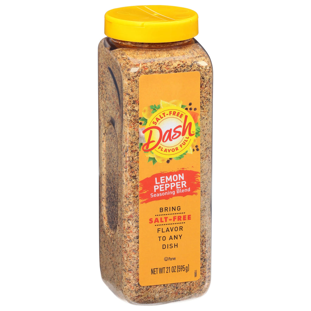 Dash Lemon Pepper Salt-Free Seasoning Blend, 21 Ounce