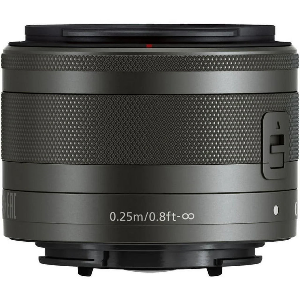 Canon -M 15-45mm f/3.5-6.3   Lens (Graphite) - DealExpo Advanced Bundle