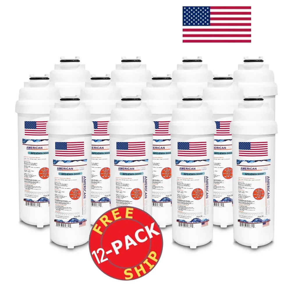 Brand , Water Fountain Filter , Model # --3000 , Compatible with Elkay® LRPB8K - 12 Filters - Made in U.S.A.