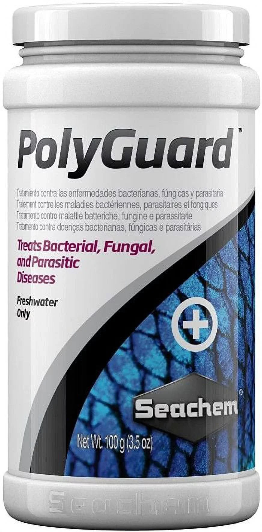 Seachem PolyGuard Treat Bacterial, Fungal, and Parasitic Diseases for Freshwater Aquariums [Aquarium, Medications  & ] 3.5 oz