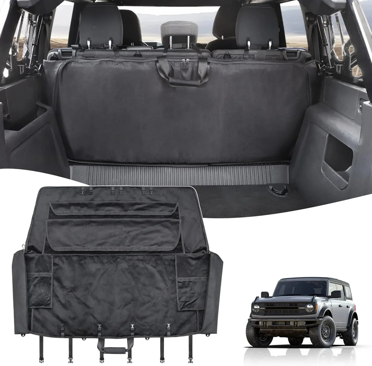 Soft Top Window Storage Bag For Ford Bronco Accessories 2021-2022