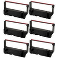 PrinterDash Compatible Replacement for Star-Micronics -200 Series/-235/-242/-292/-512/-200 Series/-212/-242/-500/-2000 Black/Red P.O.S. Printer Ribbons (6/) (30980115BR)