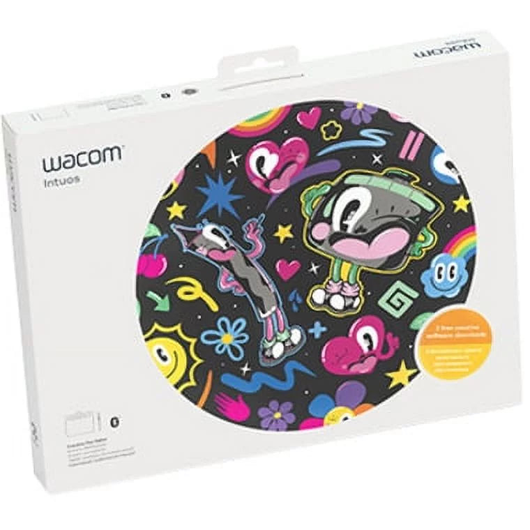 Wacom Intuos Wireless Graphics Drawing Tablet for Mac, , Chromebook & Android (medium) with Software Included, Black (CTL6100WLK0