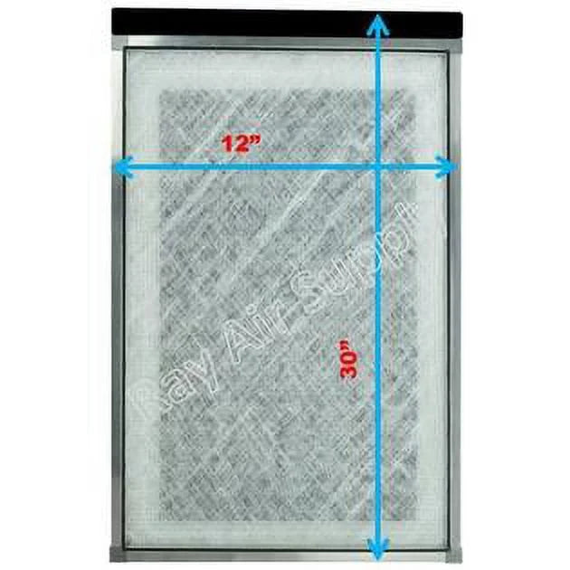 12x30 Replacement Filter Pads Compatible with MicroPower Guard Air Cleaner 12x30 Refills (3 Pack)