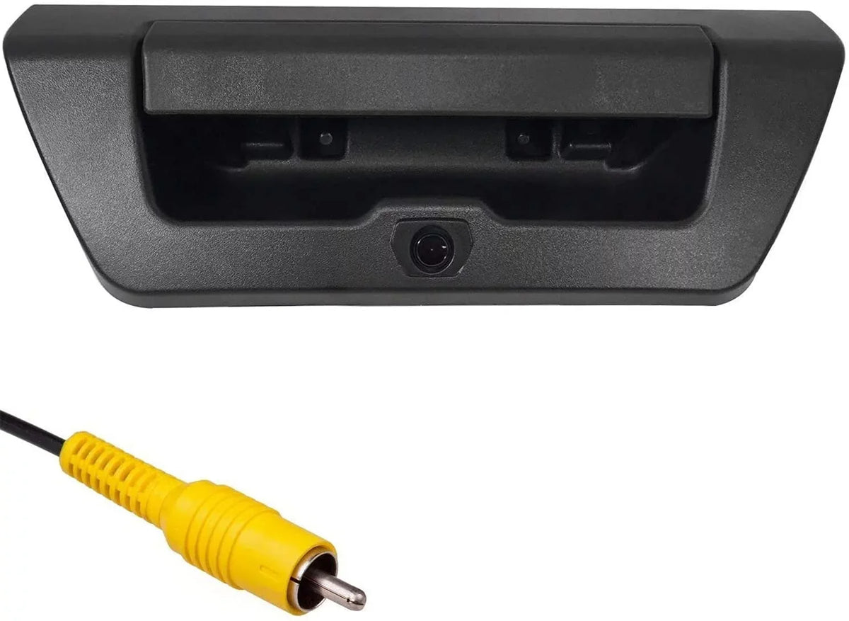 Master Tailgaters Black Tailgate Handle with Backup Camera for Ford F150 (2015-2017) - No Key Hole