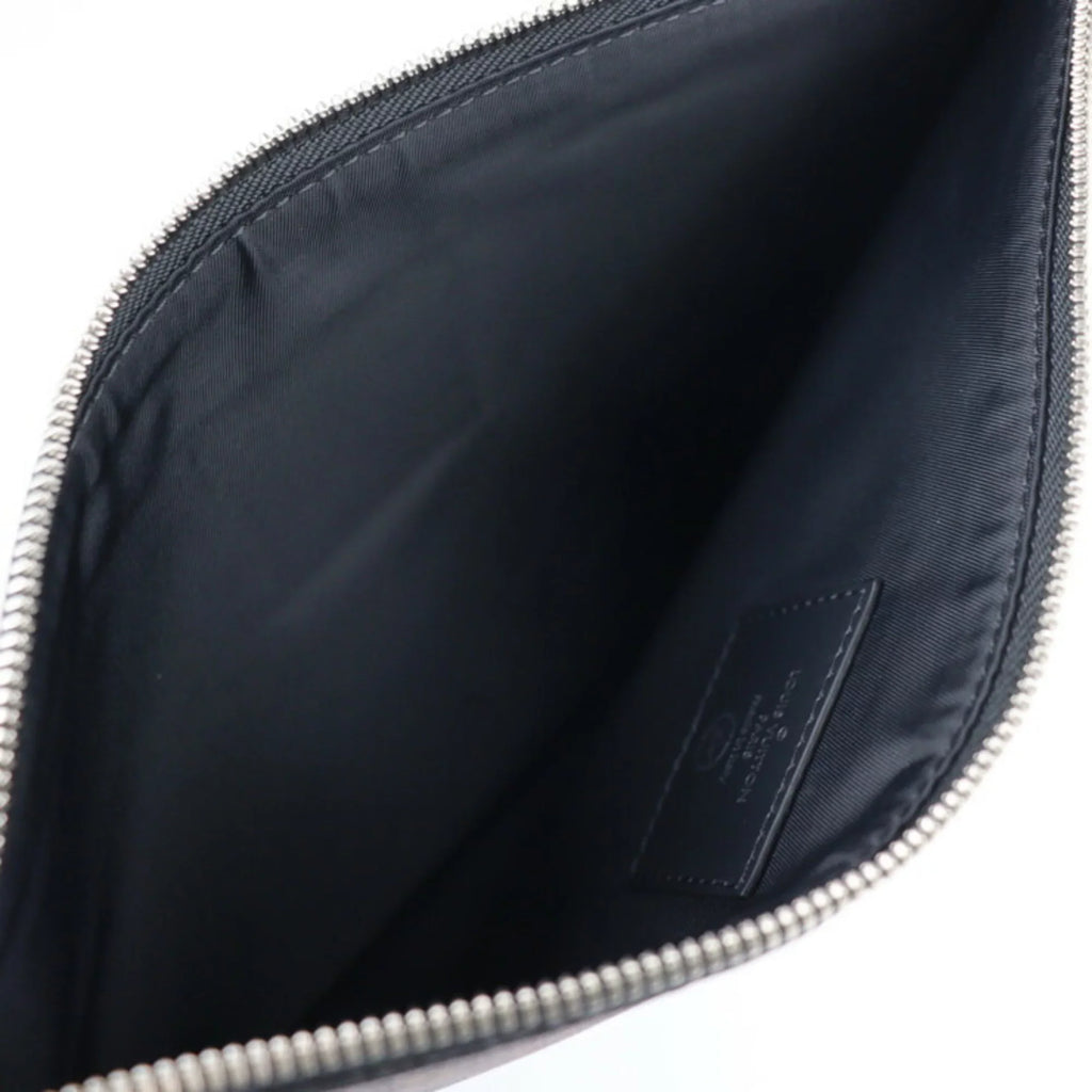 Pre-Owned   Louis Vuitton Cover Light Monogram Macassar Tote Bag M43416 Brown Black Fujiwara Hiroshi Collaboration Fragment (Good)