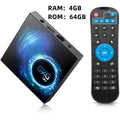 JahyShow T95 Android 10.0  Box - Living Room, Smart Quad-Core Media, 4GB+64GB, Streaming Ease