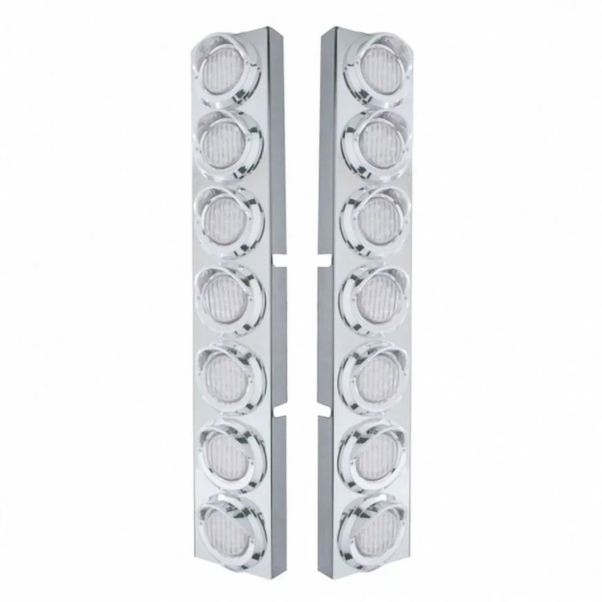United Pacific 33625 Air Cleaner Light Bar   Front, Stainless Steel, With