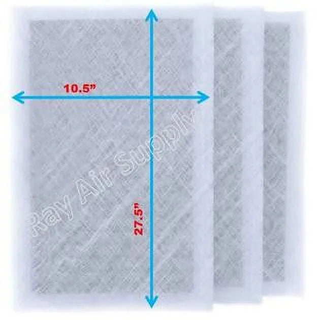 12x30 Replacement Filter Pads Compatible with MicroPower Guard Air Cleaner 12x30 Refills (3 Pack)