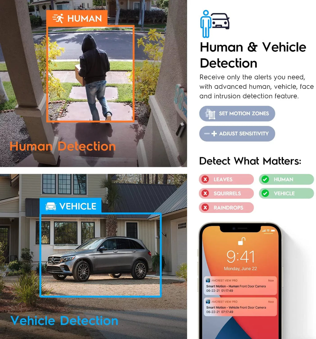 Amcrest 4K UltraHD 8 Channel   Security Camera System Recorder, 8MP Security  for Analog Security Cameras & Amcrest  Cameras,  Smart , Pre-Installed 2TB  (AMDV5108-2TB)