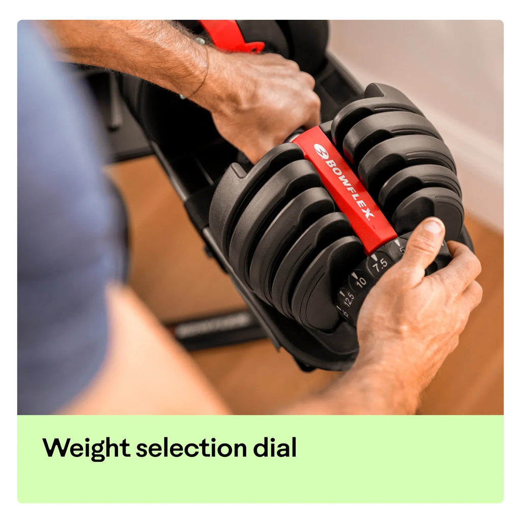 BowFlex SelectTech 552 Dumbbell, Single, Litho, Free 2-month  Membership