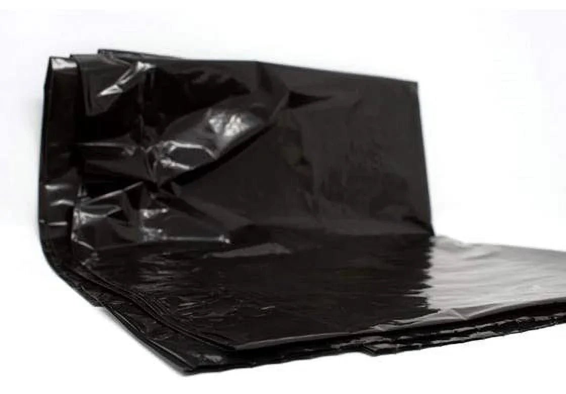 Plastic super weight garment bags on a roll, 72"H , Black - 249/