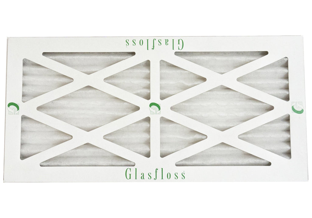 Glasfloss 8x24x1 -  10 -Qty:6 - Furnace Air Filter - Made in  (Actual Size: 7.5 x 23.5x7/8 inch)